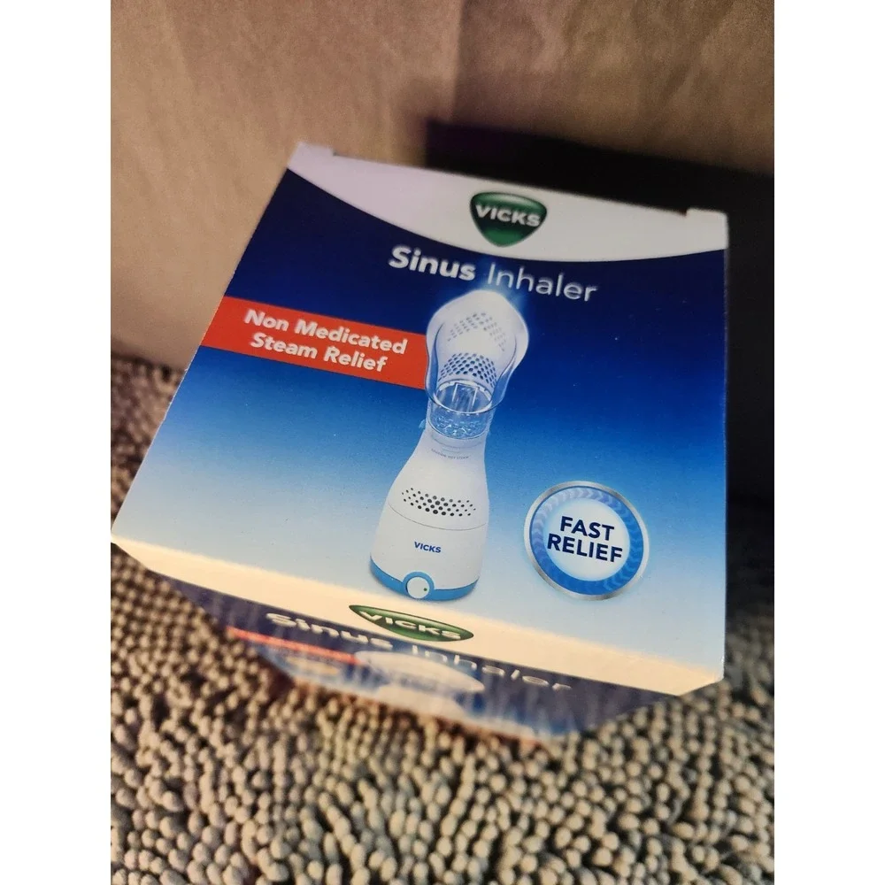 Vicks Sinus Inhaler, Non-Medicated Steam Relief, Helps With Sinus Congestion~NEW